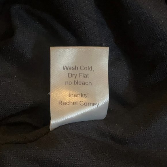 Rachel Comey Long Sleeve Leopard Print Stripe Accent Front Zip One Piece Swim - Picture 9 of 12